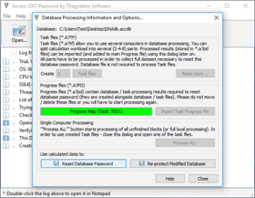 Access 2007 Password Dialog